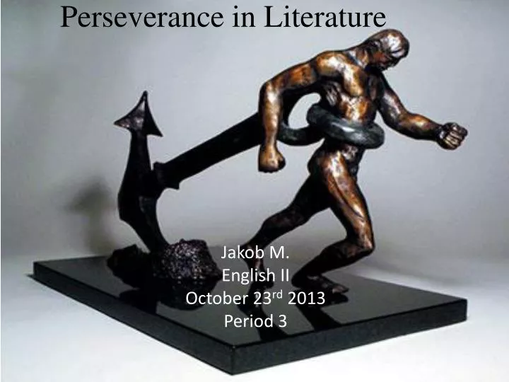 perseverance in literature
