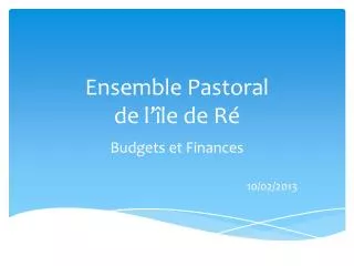 ensemble pastoral de l le de r