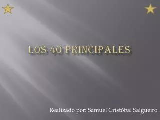 los 40 principales