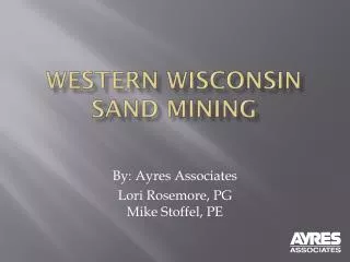 Western Wisconsin Sand Mining
