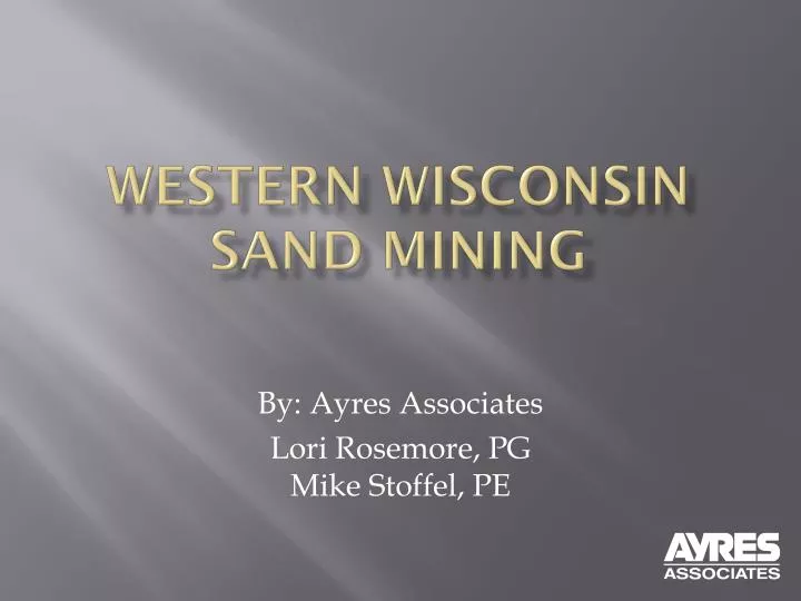 western wisconsin sand mining