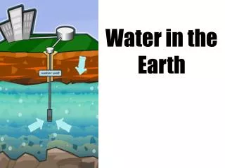 Water in the Earth