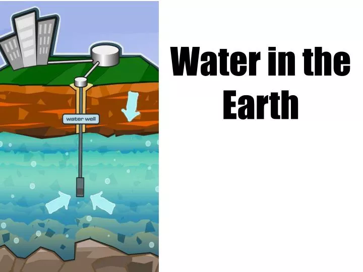 water in the earth