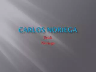 Carlos Noriega