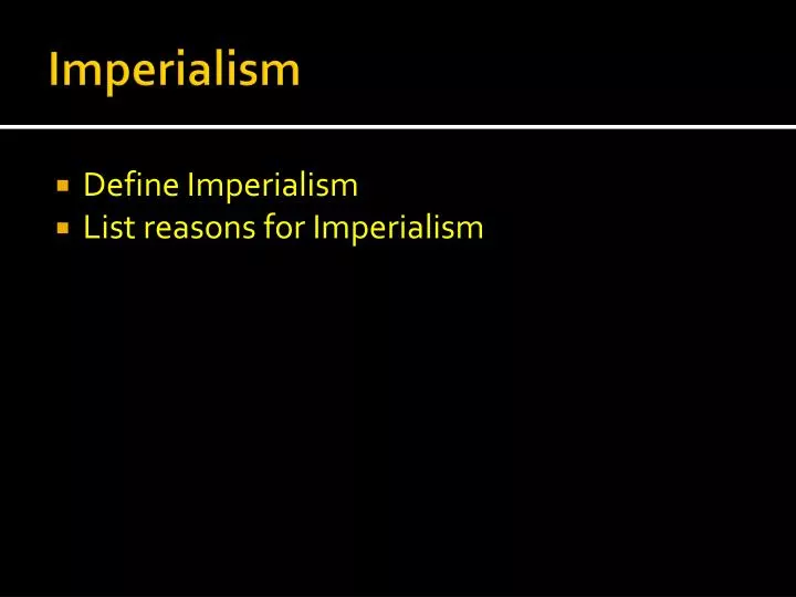 imperialism