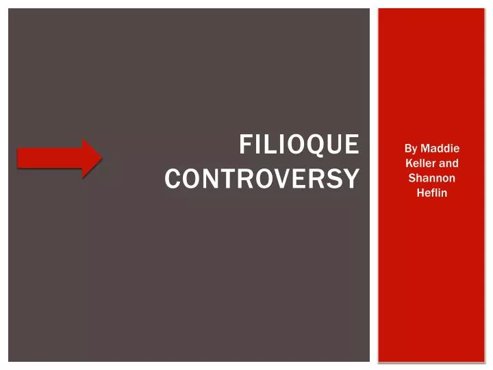 filioque controversy