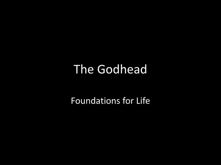 the godhead