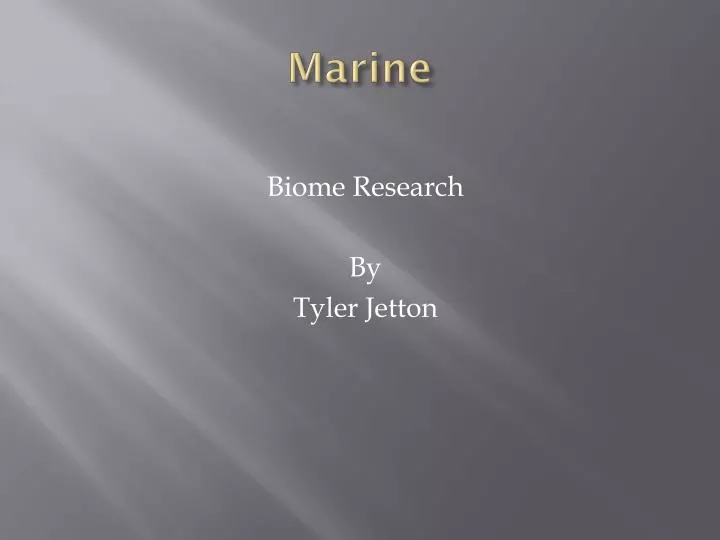 marine