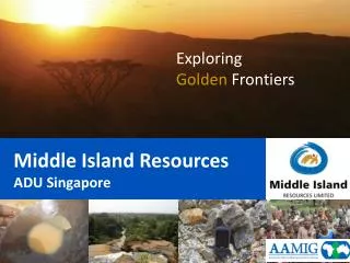 Middle Island Resources ADU Singapore