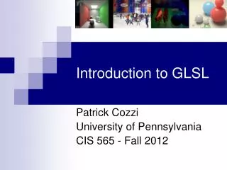 Introduction to GLSL