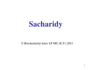 Sacharidy