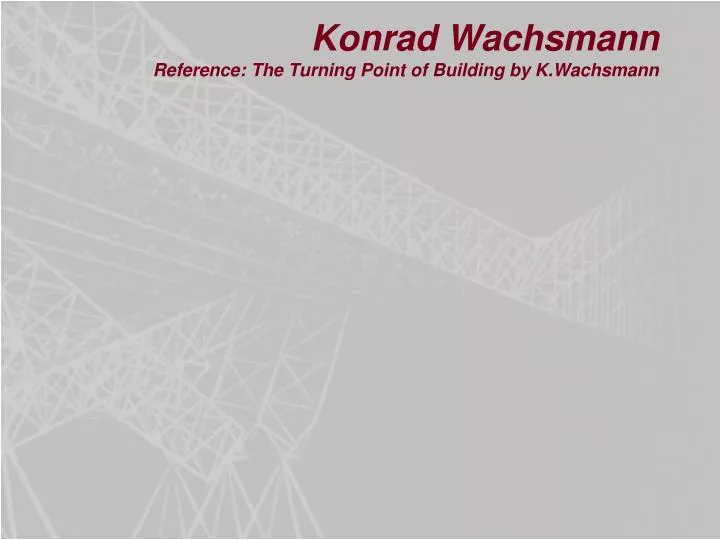 konrad wachsmann reference the turning point of building by k wachsmann