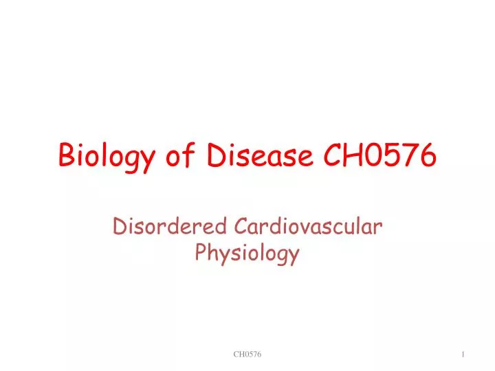 biology of disease ch0576