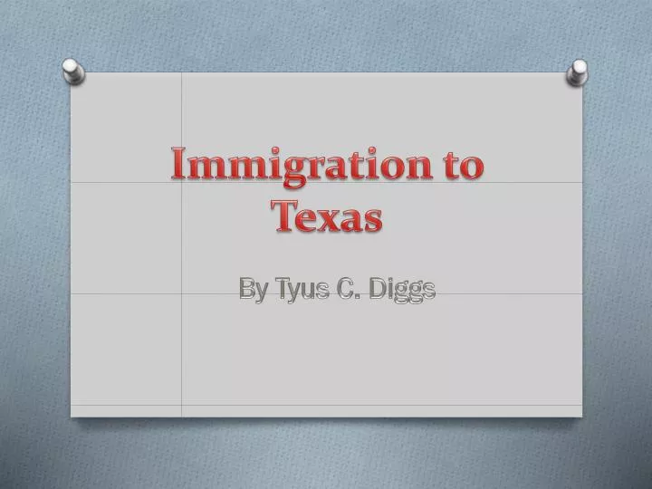 immigration to texas