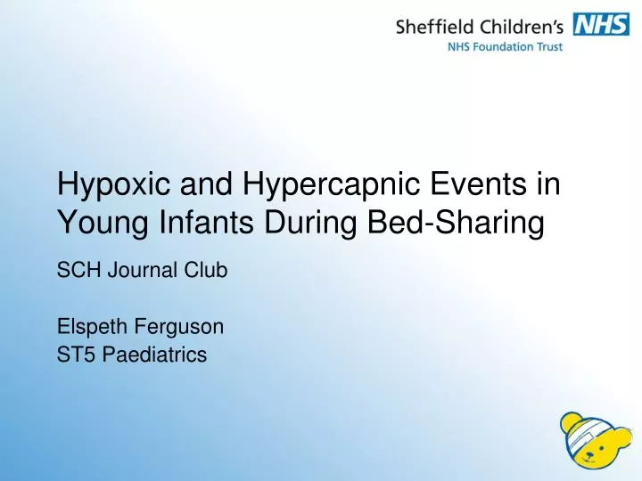 hypoxic and hypercapnic events in young infants during bed sharing
