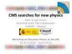 CMS searches for new physics