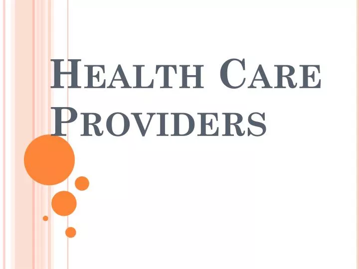 health care providers