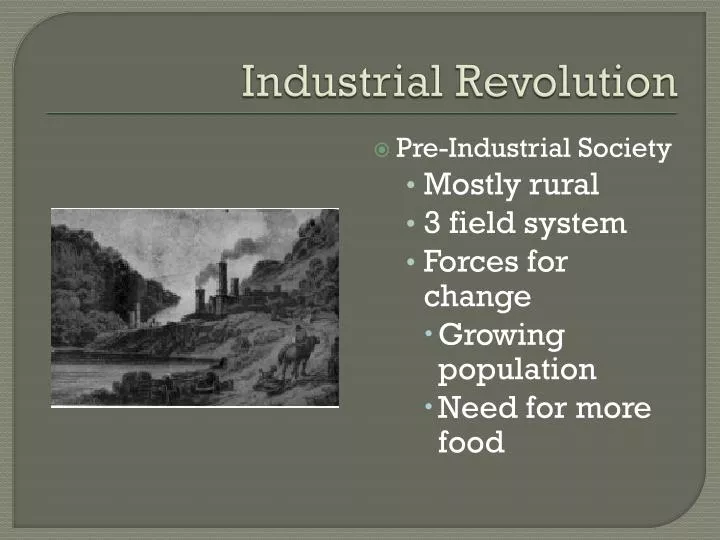 industrial revolution