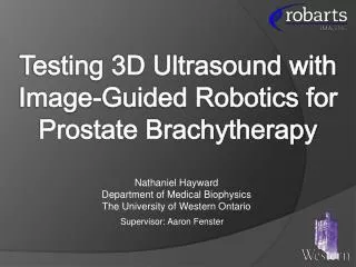 Testing 3D Ultrasound with Image-Guided Robotics for Prostate Brachytherapy