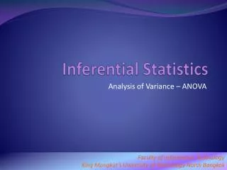 Inferential Statistics