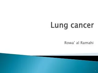 Lung cancer