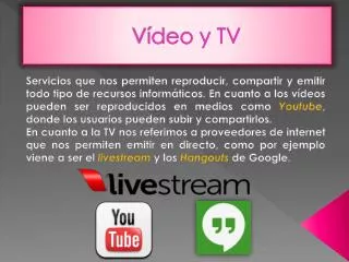 v deo y tv