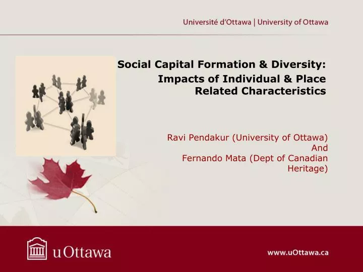 ravi pendakur university of ottawa and fernando mata dept of canadian heritage