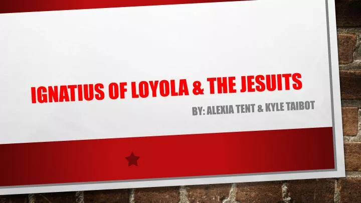 ignatius of loyola the jesuits