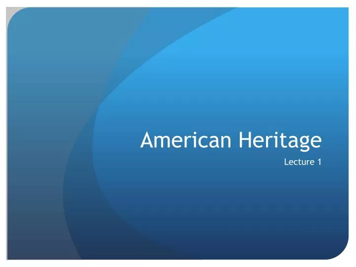 american heritage