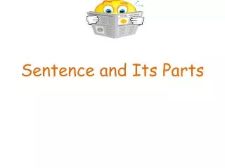 Sentence and Its Parts