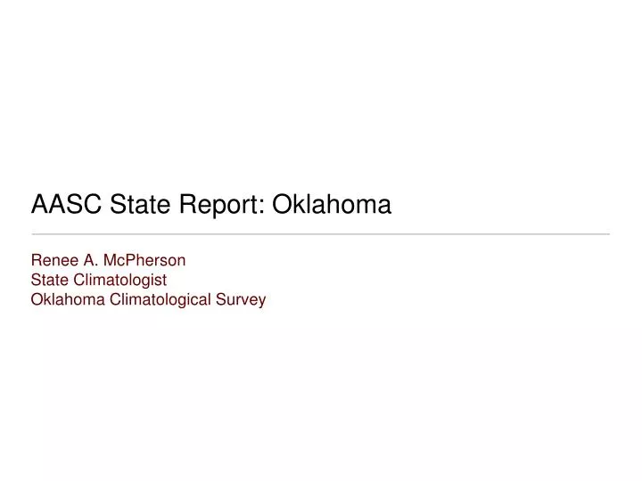 aasc state report oklahoma