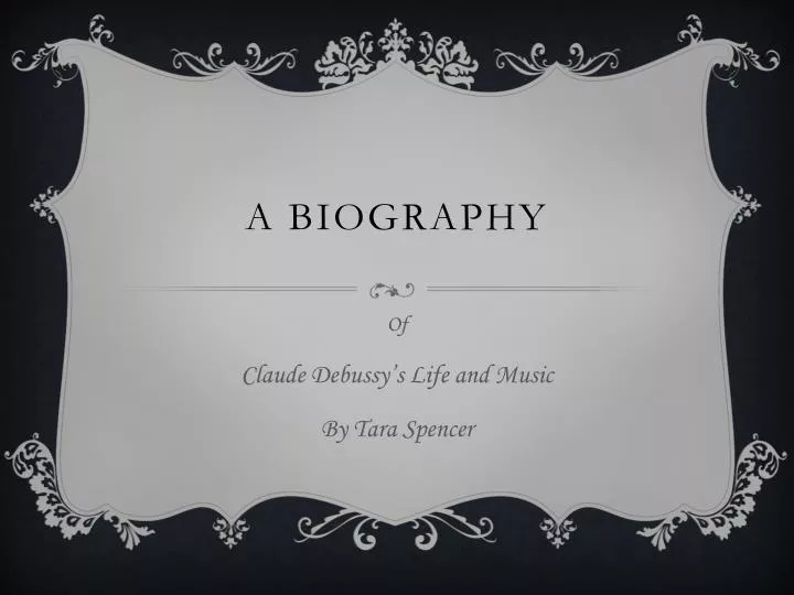 a biography