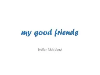 steffen myklebust