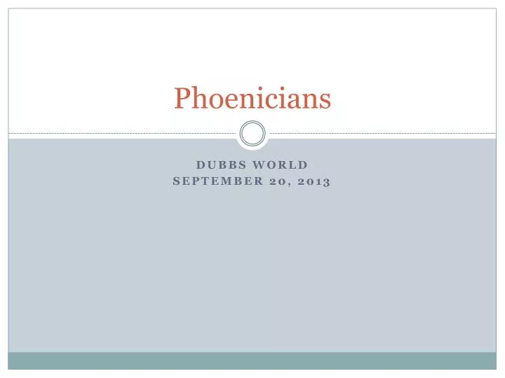 phoenicians