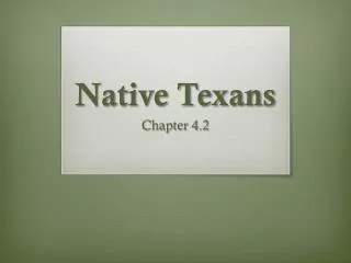Native Texans