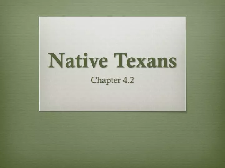 native texans