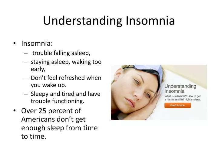 understanding insomnia