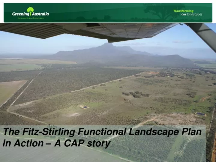 the fitz stirling functional landscape plan in action a cap story