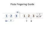 Flute Fingering Guide - slide 1
