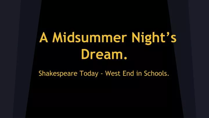 a midsummer night s dream