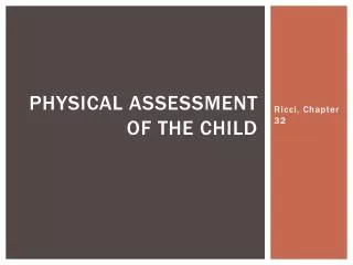 Physical Assessment of the Child