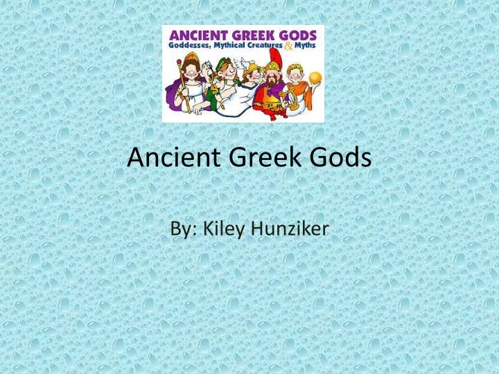 ancient greek gods