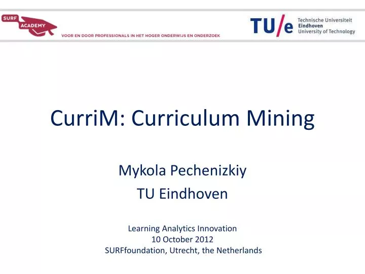 currim curriculum mining