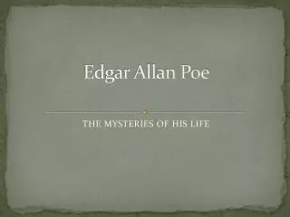 Edgar Allan Poe