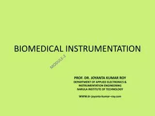 biomedical instrumentation