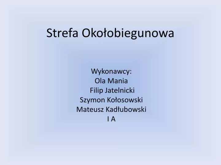 strefa oko obiegunowa