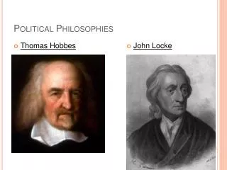 Political Philosophies