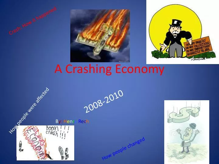 a crashing economy