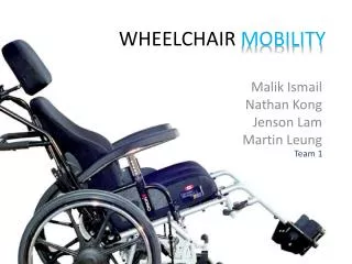 WHEELCHAIR MOBILITY