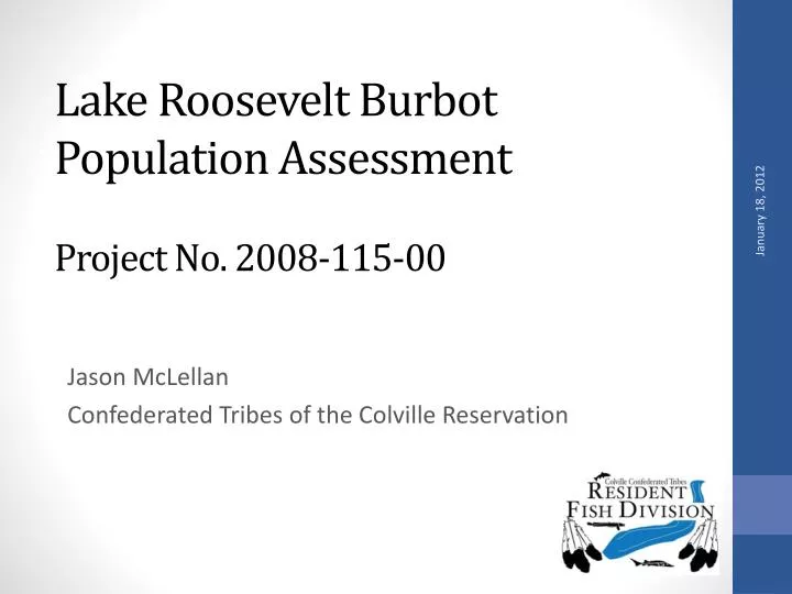 lake roosevelt burbot population assessment project no 2008 115 00